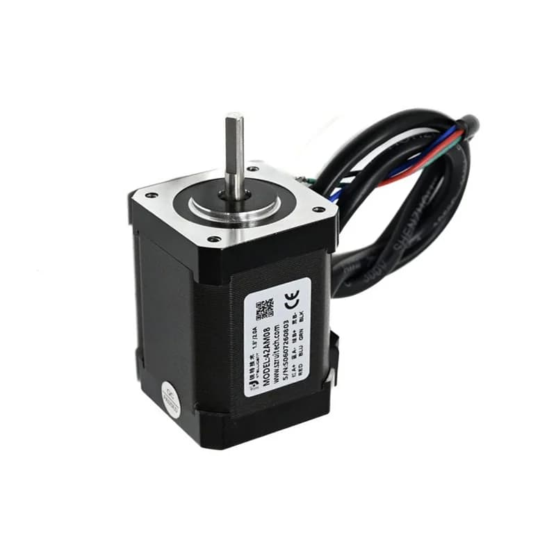 Rtelligent 42AM08 STEPPER MOTOR, 42mm FLANGE, 0.8N.M. HOLDING TORQUE