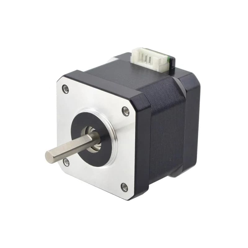 STEPPERONLINE E Series Nema 17 Bipolar 42Ncm 1.5A 42x42x38mm 4 Wires w/ 1m Cable & Connector-17HE15-1504S