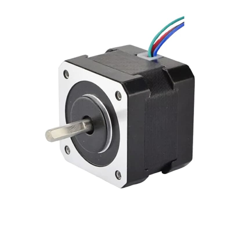 STEPPERONLINE Nema 17 Bipolar Stepper Motor 1.8deg 26Ncm 0.4A 42x42x34mm 4 Wires-17HS13-0404S1