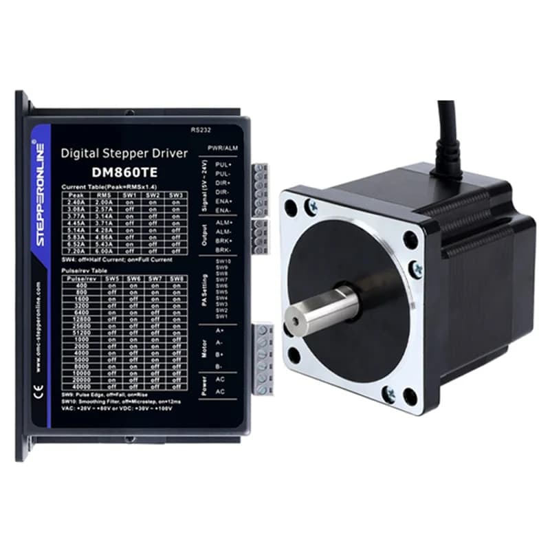 STEPPERONLINE A kit for 1pcs DM860TE (Driver)+1pcs 34HS30-6004S (Motor)
