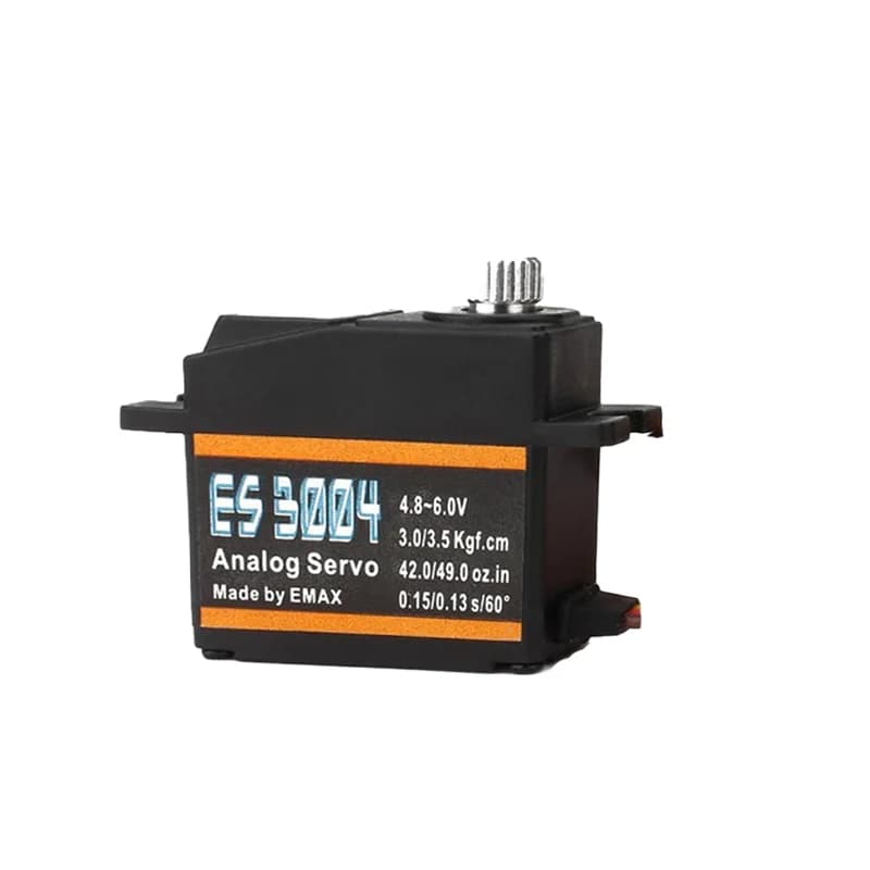 EMAX ES3004 17g 3.5kg 0.13sec 23T Metal Gear Analog Servo For RC Airplane ES3104 upgrade-(original)