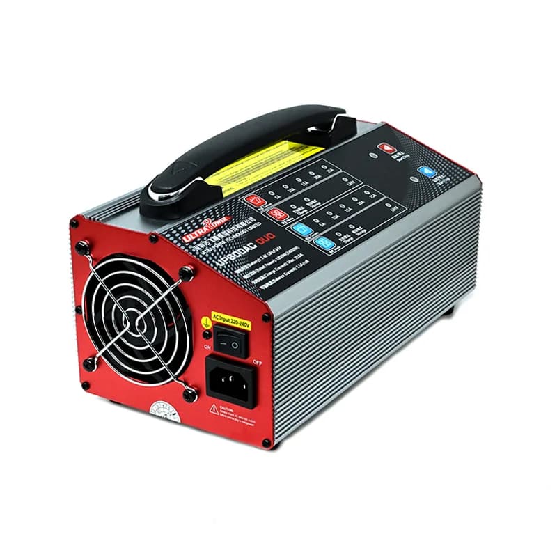 Ultra Power UP600AC DUO 2X600W 5A-25A Dual-Channel 2-6S LiPo/LiHV Drone Battery Charger