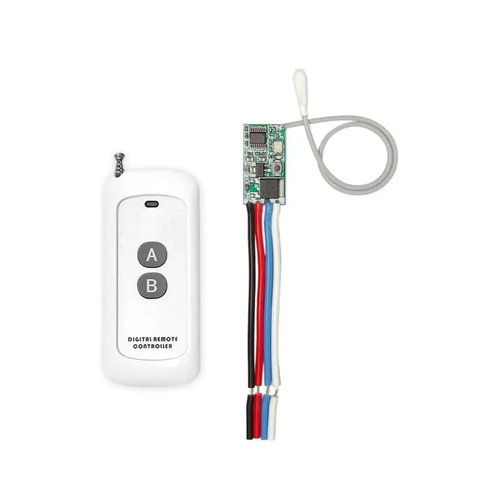 433MHz Wireless RF Remote Control Relay Switch DC12V Module with Transmitter