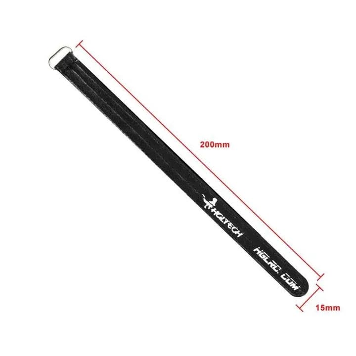 HGLRC 15×200mm Metal Buckle LiPo Battery Strap for FPV Racing & RC Drones