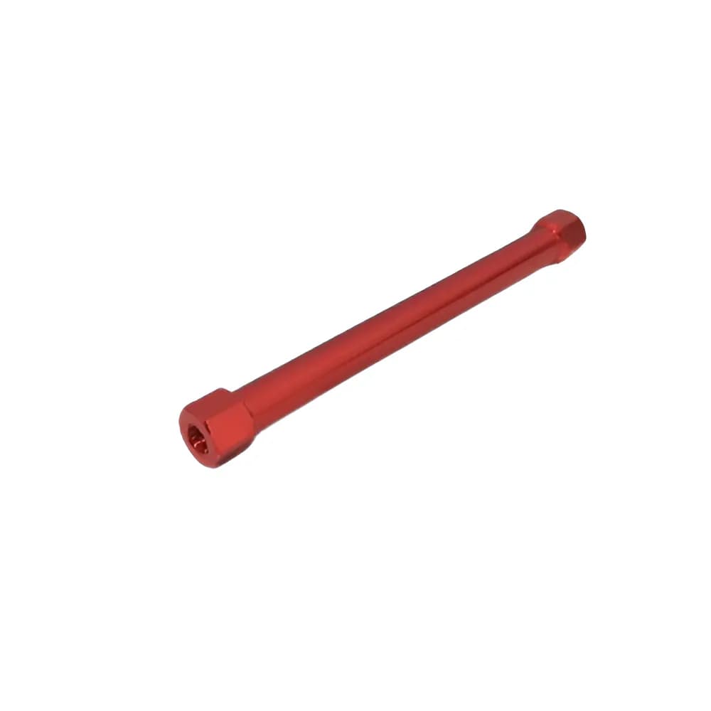 IRS M3*45 mm D6 Red Hexagonal Aluminium Standoff Spacer Column For Drone and UAV(Pack of 5)