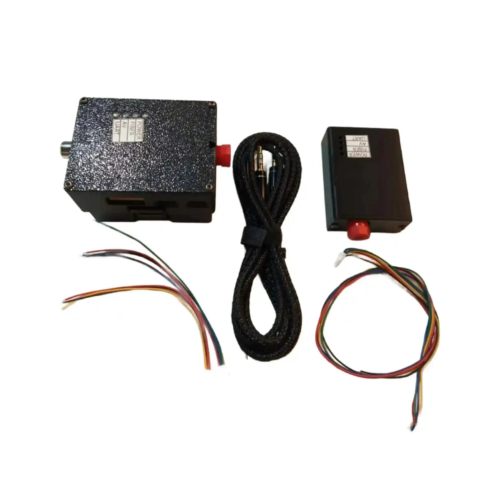 Optical Fiber Cable Video Image Transceiver Kit Including Air & Ground Unit