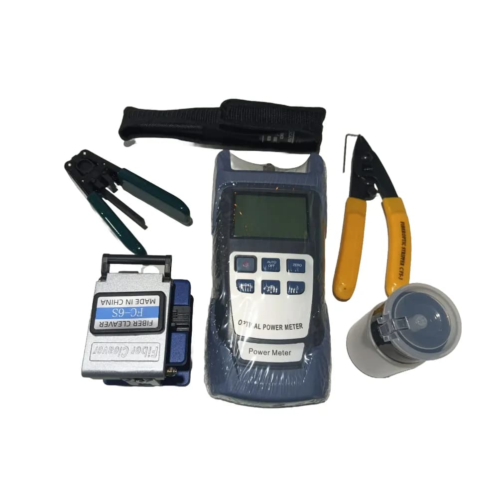 Optical Fiber Tool Kit Fiber Cleaver Set with Storage Bag