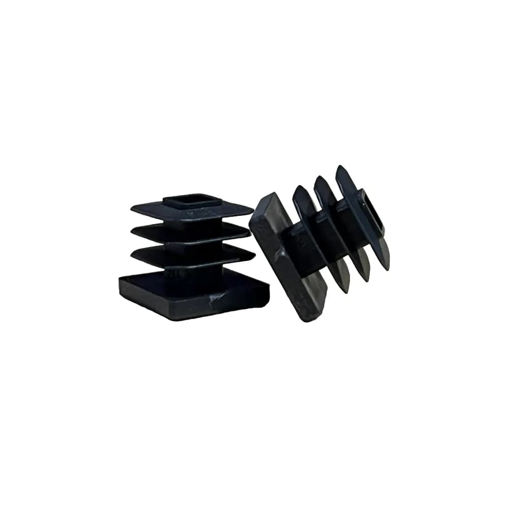 Black Plastic Caps for Square Tube 16 x 16 mm