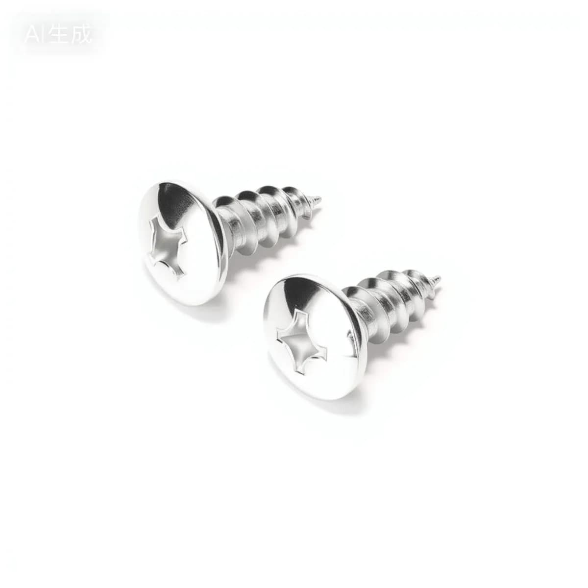M3 × 6 mm Grade 4.8 Cross Recessed Large Flat Head Self-Tapping Screw (Pack of 10pcs)