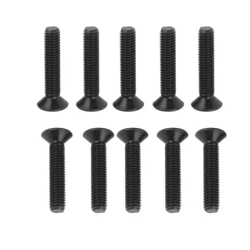 M3*12 Black Countersunk hex Sock et head cap screws Grade carban Steel black (Pack of 10pcs )