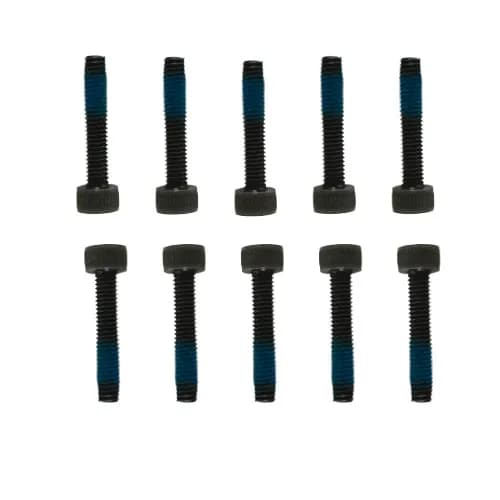 M3*12 Internal Hexagonal Soket head Cap Screw with Blue glu Black Screw (Pack of 10pcs )