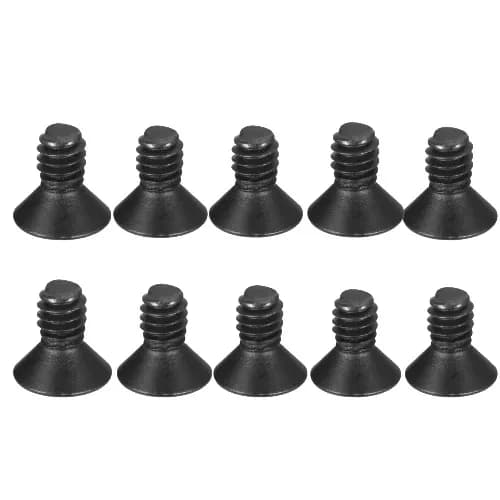 M3*4 Black Countersunk hex Sock et head cap screws Grade carban Steel black (Pack of 10pcs )