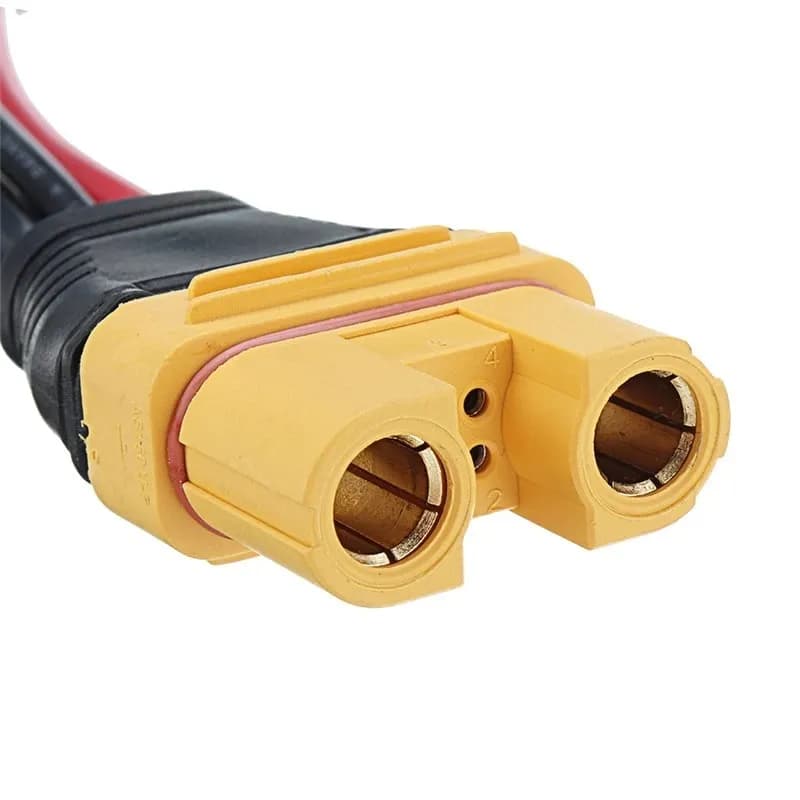 Amass AS150U-Female Connector Cable 8 Awg and Length 35 cm