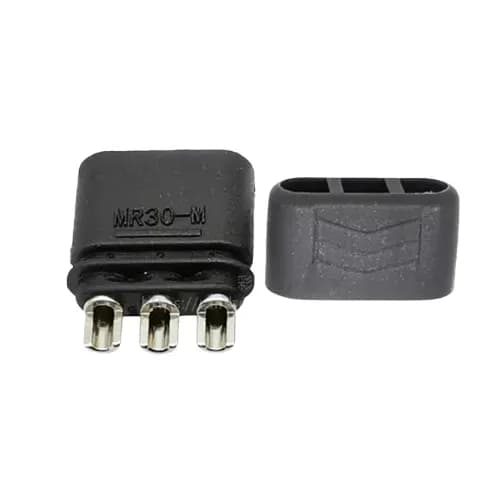 Amass MR30 3 Pin Male Connector (Black)