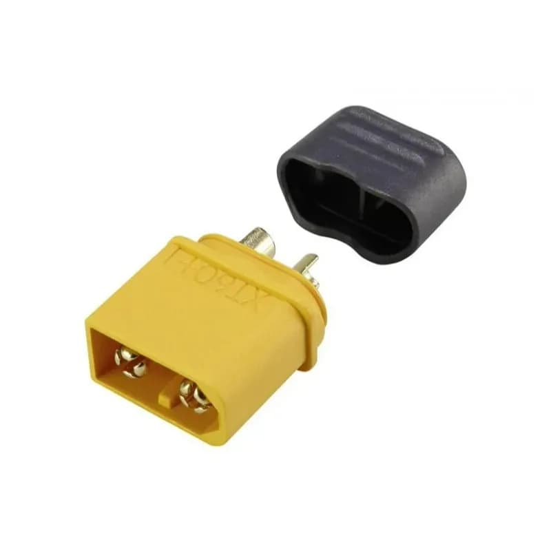 Amass XT60H-M Male Yellow with housing High Current RC plug for Lipo battery