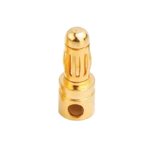 pure copper gold plated banana plugs 3mm male connector