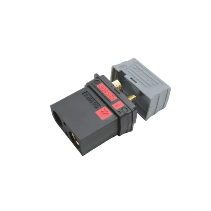 QS10P-L Female Connector with Tail Sleeve For Lipo Battery