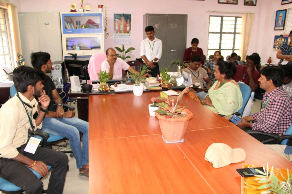 RKVY RAFTAAR Field visit to College of Dairy Technology, Tirupati through ANGRAU Poshan Incubator, AP.