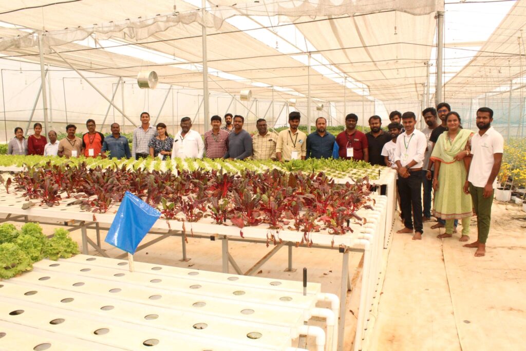 RKVY RAFTAAR Field visit through ANGRAU Poshan Incubator, AP.