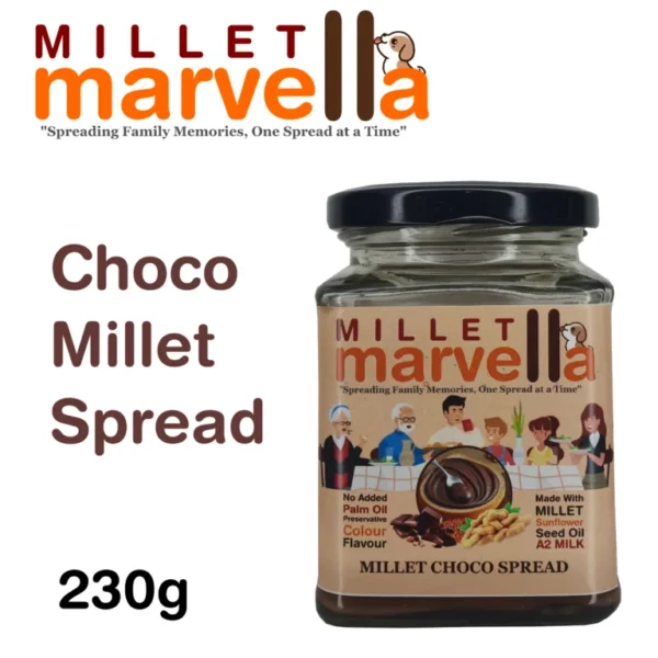 Millet Marvella – Choco Millet Spread [DUO OFFER] 2x230g - Image 2