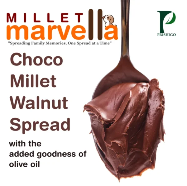 Millet Marvella – Choco Millet & Walnut Spread [PREMIUM OFFER] 2x230g - Image 5