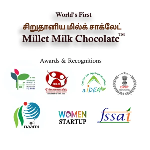 Millet Marvella – Millet Milk Chocolate with Blueberry | 70g - Image 2