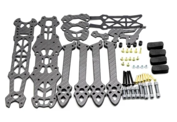 NDK04 5 Inch 225mm Carbon Fiber Frame Kit - Image 3