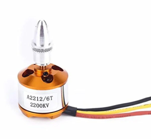 A2212 6T 2200KV Brushless Motor for Drone (Soldered Connector) - Image 3
