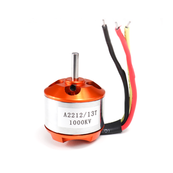 EMAX MT2213 935KV Brushless DC Motor for Drone – Red Cap (CCW) With 1045 Propeller Combo (Original)