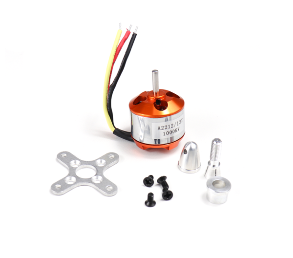 EMAX MT2213 935KV Brushless DC Motor for Drone – Red Cap (CCW) With 1045 Propeller Combo (Original) - Image 3