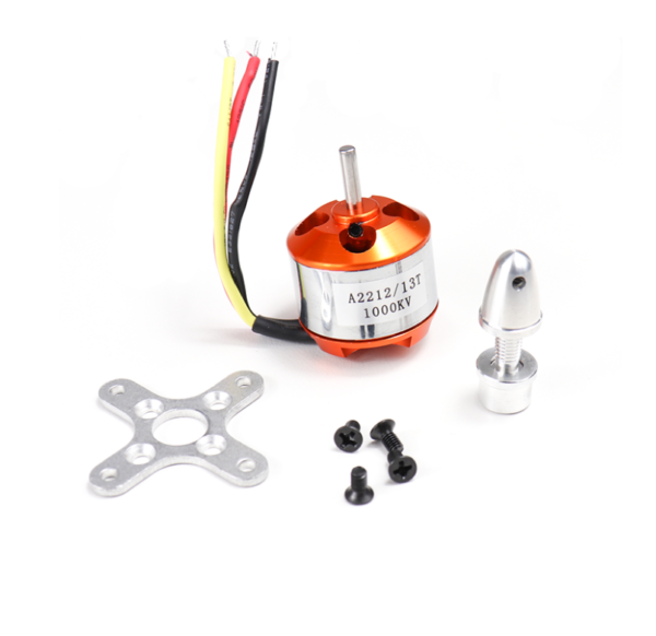 EMAX MT2213 935KV Brushless DC Motor for Drone – Red Cap (CCW) With 1045 Propeller Combo (Original) - Image 4