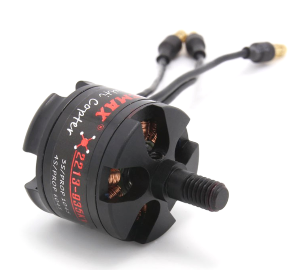 EMAX MT2213 935KV Brushless DC Motor ? Black Cap (CW Motor Rotation) With Prop1045 Combo (Original) - Image 4