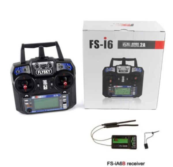 FlySky FS-i6 2.4G 6CH PPM RC Transmitter With FS-iA6B Receiver - Image 2