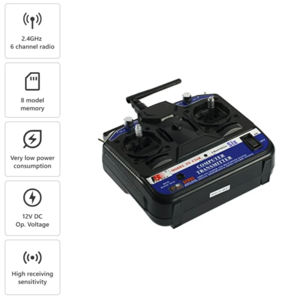 Flysky FS-i6X 2.4GHz 6CH AFHDS 2A RC Transmitter With FS-iA10B 2.4GHz 10CH Receiver - Image 9