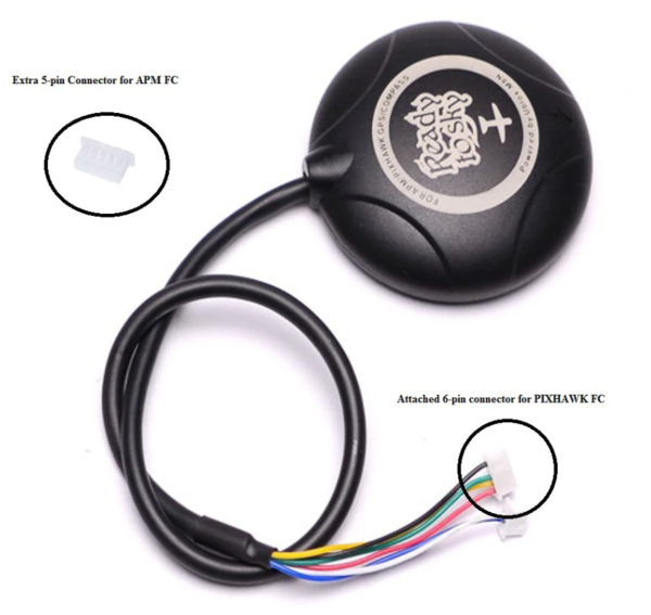 NEO-M8N GPS with Compass for Pixhawk with extra connector for APM - Image 5