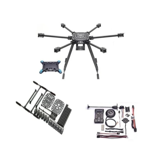 ZD 850mm Full Carbon Fiber 850mm Hexa-Rotor Frame Combo Kit (NDK23)