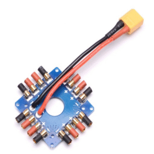 ESC Power Distribution Board Soldered XT60 Plug & 3.5mm Banana Bullet Connectors For 250mm Multicopter FPV