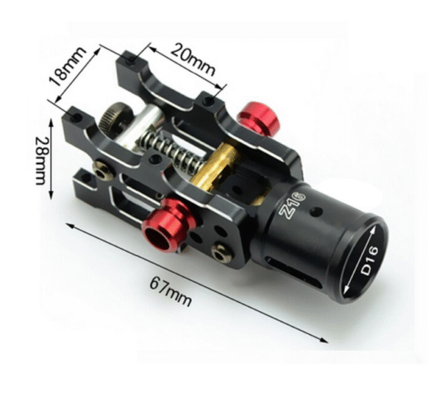 Z16 CNC Aluminum Folding Arm Tube Joint - Image 3
