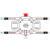 Ready to Sky F450 Quadcopter Frame PCB Board - Image 4