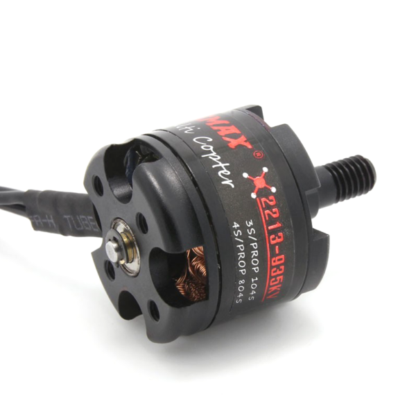 EMAX MT2213 935KV Brushless DC Motor ? Black Cap (CW Motor Rotation) With Prop1045 Combo (Original) - Image 4