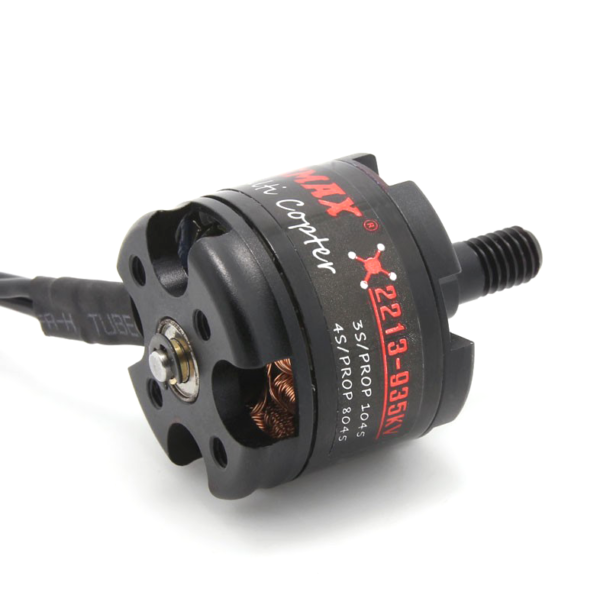 EMAX MT2213 935KV Brushless DC Motor for Drone – Red Cap (CCW) With 1045 Propeller Combo (Original) - Image 7
