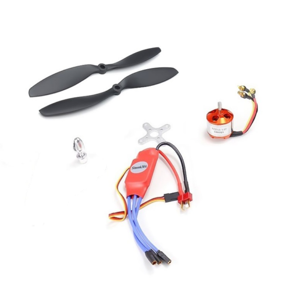 A2212 1000 KV Brushless DC Motor with SimonK 30A ESC and Orange 1045 Propeller Set