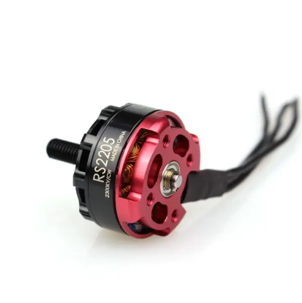 EMAX RS2205 KV2300 Brushless DC Motor for FPV Racing Drone – Red Cap (CCW Motor Rotation) - Image 2