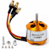 A2212 10T 1400KV Brushless Motor for Drone (Soldered Connector) - Image 2