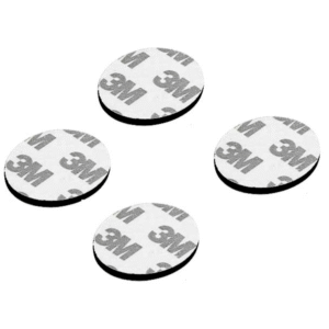 3M 40mm Dia Multipurpose Double Sided Sponge Glue Adhesive Dash pad for GPS-4Pcs.
