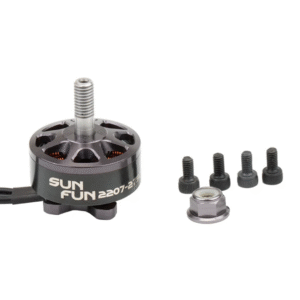 The DYS SUN FUN SF2207 2750KV Brushless FPV Racing Drone Motor (Original) has been designed and built specifically for FPV Racing. The SunFun series are great affordable motors for a basher build or for a beginner who wants to get in the air and learn all of the basics to flying FPV!  Features: Supports 4S and 5S LiPo Motor mounting hole pattern: 16x16mm Weight: 36.4g (my measurement) Motor wires: 20awg 15cm Package Includes: 1 x DYS SUN FUN SF2207 2750KV Brushless FPV Racing Drone Motor (Original)  1x CW M3 Prop Nut