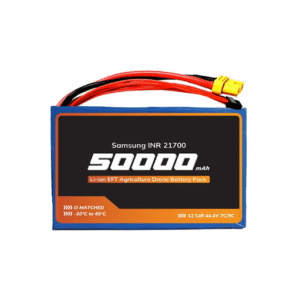 Samsung INR 21700 50S 44.4 V 50000 mAh 12s10p 350A/450A Discharge Li-ion EFT Agriculture Drone Battery Pack