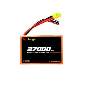 Pro-Range INR 21700 P45B 14.8V 27000mAh 4S6P 215A/270A Discharge Li-ion Drone Battery Pack with Amass XT90S Anti-Spark