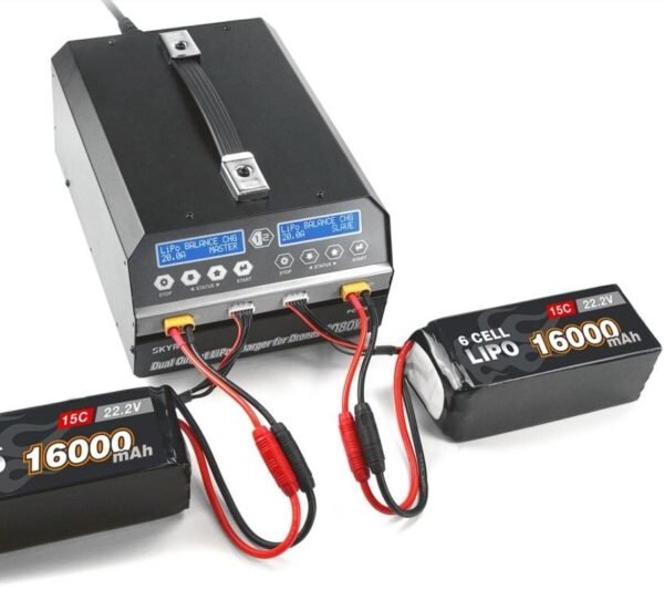 SkyRC PC1080 10A Dual Channel LiPo / LiHV 6S Drone Battery Charger - Image 5