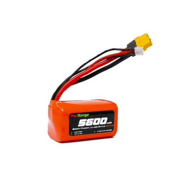 Pro-Range INR 18650 P28A 7.4V 5600mAh 2S2P 60A/70A Discharge Li-ion Drone Battery Pack